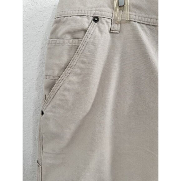 Canyon‎ River Blues Jeans Shorts Sz. 38 100% Cotton Cream Carpenter Gorpcore Y2K - Picture 3 of 11